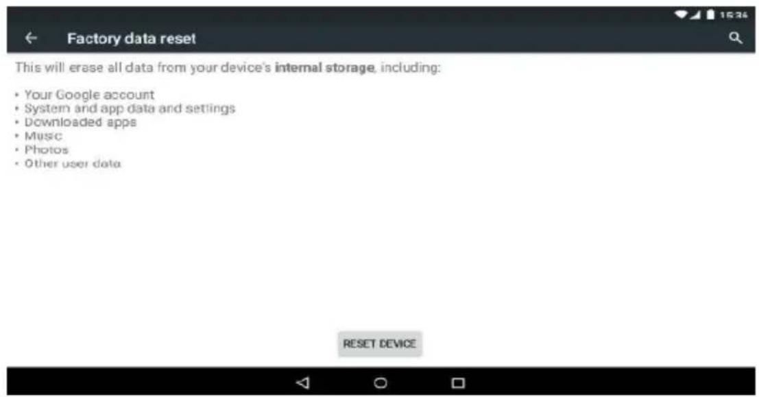 Allview Viva H701 LTE - Visszatérés a gyártási beállításokhoz - 1