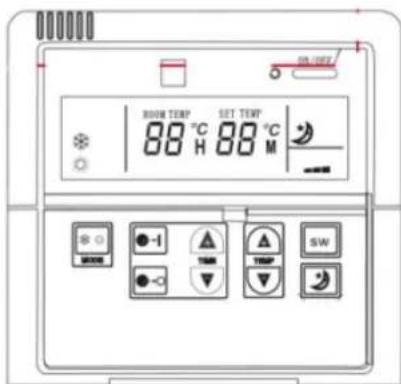 ROOM TEMP 80 °C SET TEMP 80 °C H M SW