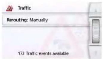 Traffic Rerouting: Manually 173 Traffic events available