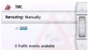 TMC Rerouting: Manually 0 Traffic events available