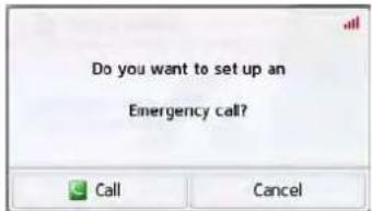 Do you want to set up an Emergency call?