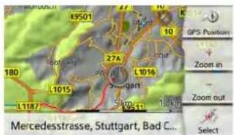 K9501 180 L1015 L1187 27A L1016 S4031 GPS Position Zoom in Zoom out Mercedesstrasse, Stuttgart, Bad C... Select