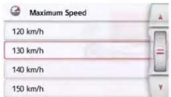 Maximum Speed 120 km/h 130 km/h 140 km/h 150 km/h