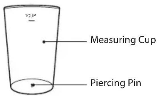 1CUP Measuring Cup Piercing Pin