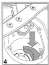 Labeled diagram of a refrigerator interior with numbered components for identification.
