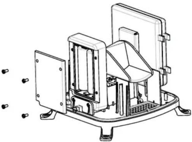 Presa per adattatore DC da 6 V (l'adattatore non è incluso nella fornitura)