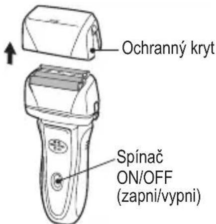 Ochranný kryt Spínač ON/OFF (zapni/vypni)
