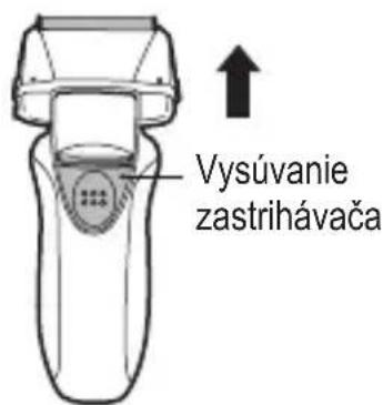 Vysúvanie zastrihávača