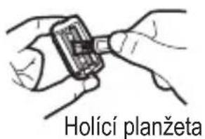 Holící planžeta