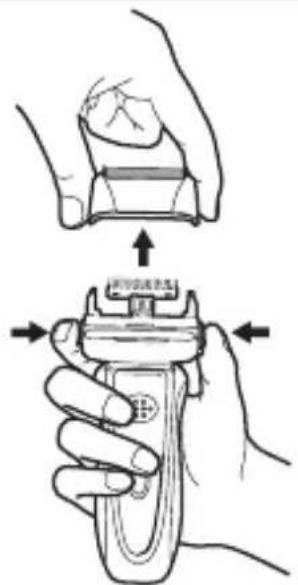 Diagram illustrating hand tool application on a device, showing step-by-step instructions with Chinese labels.