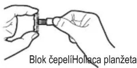 Blok čepelíHolíaca planžeta