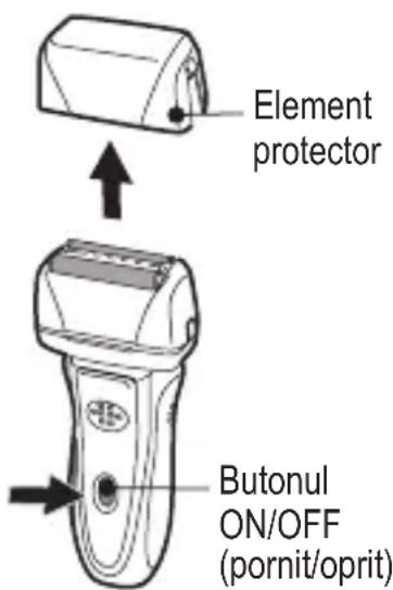 Element protector Butonul ON/OFF (pornit/oprit)