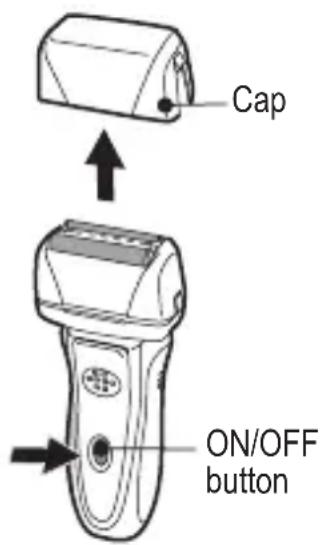 Cap ON/OFF button