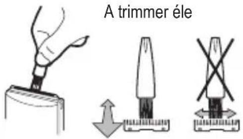 A trimmer éle