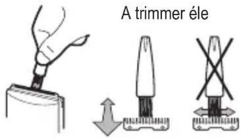 A trimmer éle
