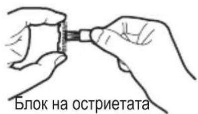 Блок на остриетата