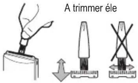 A trimmer éle