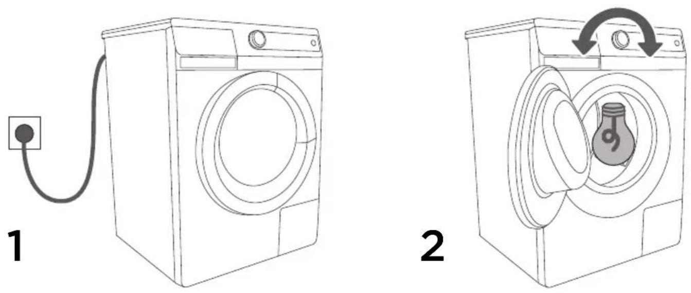 GORENJE W6843T/S - KROK: PŘÍPRAVA PROCESU PRANÍ - 2