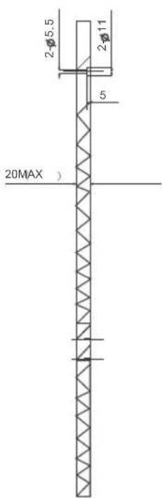 2Ø5.5 2Ø11 5 20MAX )