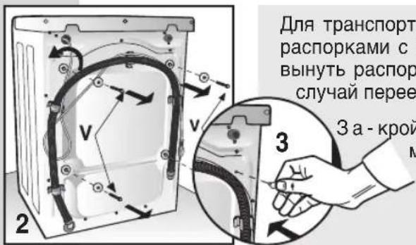 Для транспорт распорками с вынуть распор случай перее 3 а - крой