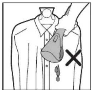 Illustration of a shirt collar with a bag and a cross mark on the chest (no text or symbols)