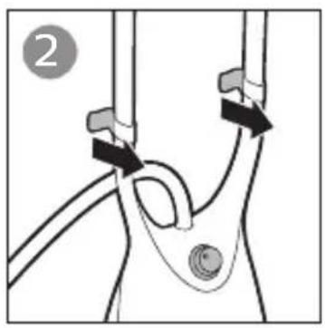 Diagram of a medical or surgical procedure showing a tool interacting with a device (no text or symbols present)