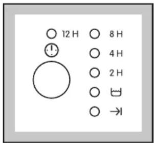 12 H 8 H 4 H 2 H →