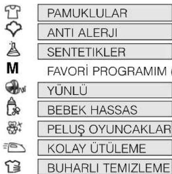 PAMUKLULAR ANTI ALERJI SENTETIKLER FAVORİ PROGRAMIM ( YÜNLÜ BEBEK HASSAS PELUŞ OYUNCAKLAR KOLAY ÜTÜLEME BUHARLI TEMIZLEME