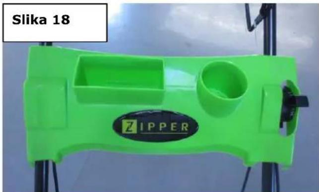 Zipper ZI-BRM60 - Namestitev lovilne posode za travo - 2