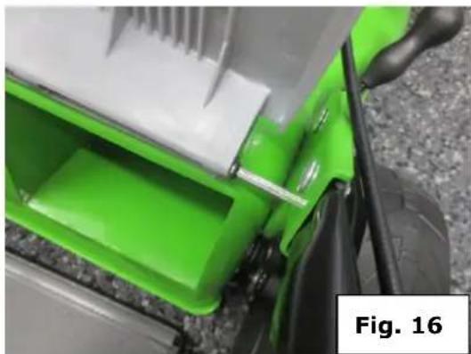 Zipper ZI-BRM60 - Attaching the grass catcher - 1