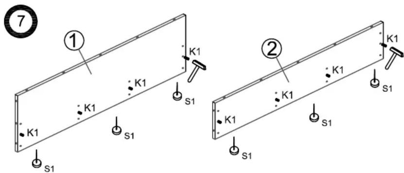 7 ① K1 K1 K1 S1 ② K1 K1 K1 S1 S1