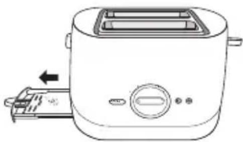 Logik L02PTB13E - Removing Crumbs from the Toaster - 1
