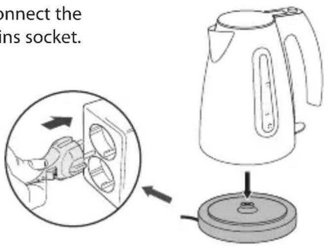 connect the ins socket.