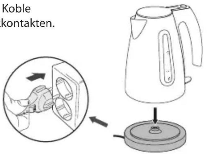 Koble kontakten.