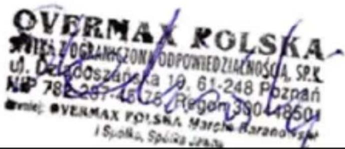Overmax Vertis Plus - Declaration of Conformity - 2