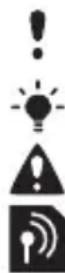 SONY ERICSSON K770 - Instruction symbols - 2