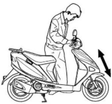 HYOSUNG Sense SD50 - FRONT FORK - 1