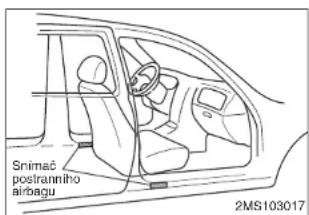Snimač postrannihno airbagu 2MS103017