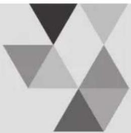 Abstract geometric pattern composed of overlapping triangles in grayscale (no text or symbols)