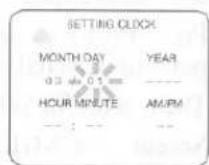 SYLVANIA LV526G - Select the day - 1