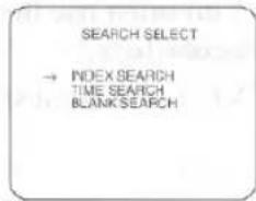 SEARCH SELECT → INDEX SEARCH TIME SEARCH BLANK SEARCH