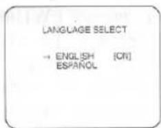 LANGUAGE SELECT → ENGLISH [CRI] ESPAÑOL