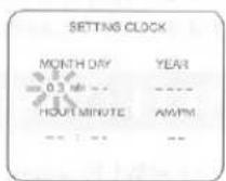 SYLVANIA LV526G - Select the month - 1