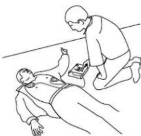 PHILIPS HeartStart FR2+ M3861A - Step 2: ECG analysis and CPR interval - 2
