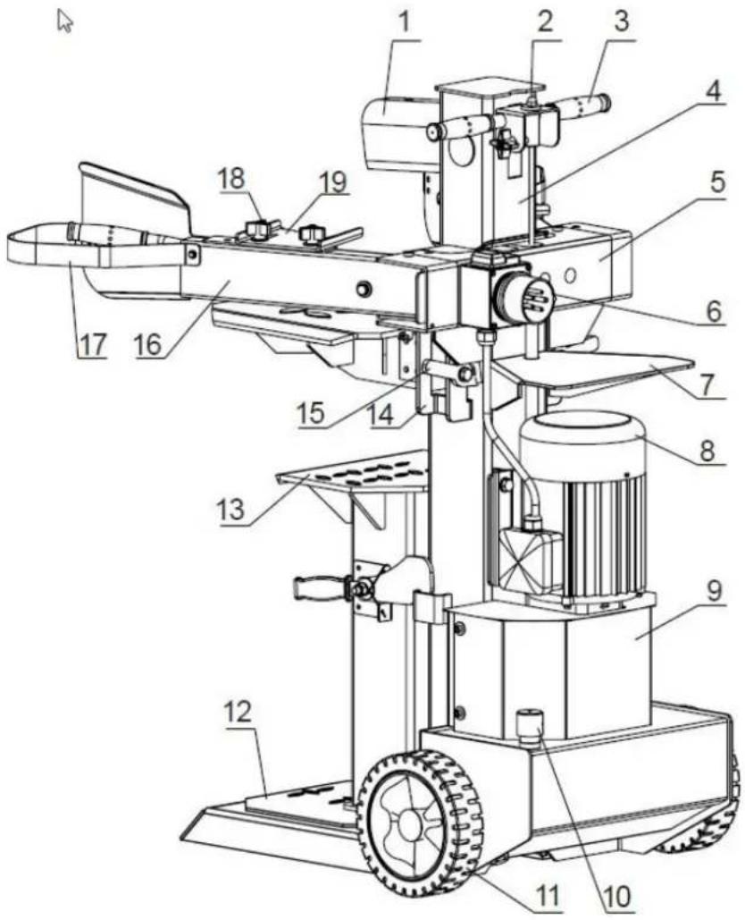 Zipper ZI-HS10PT - Komponenten ZI-HS8PT - 1