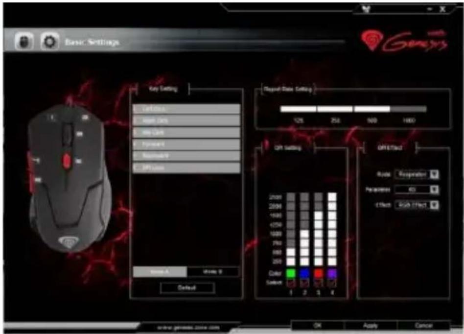 Basic Settings Key Setting Cathode Rash Bits Mix Bits Impairment Reimaging Diffusion Name A: ### 2 Default [Default Date Setting] 125 250 340 1800 OR Setting OR/Off/Off Route Recuperator Parameters 60 Effect Shift Effect Color Select 1 2 3 4 OK Apply Cancel