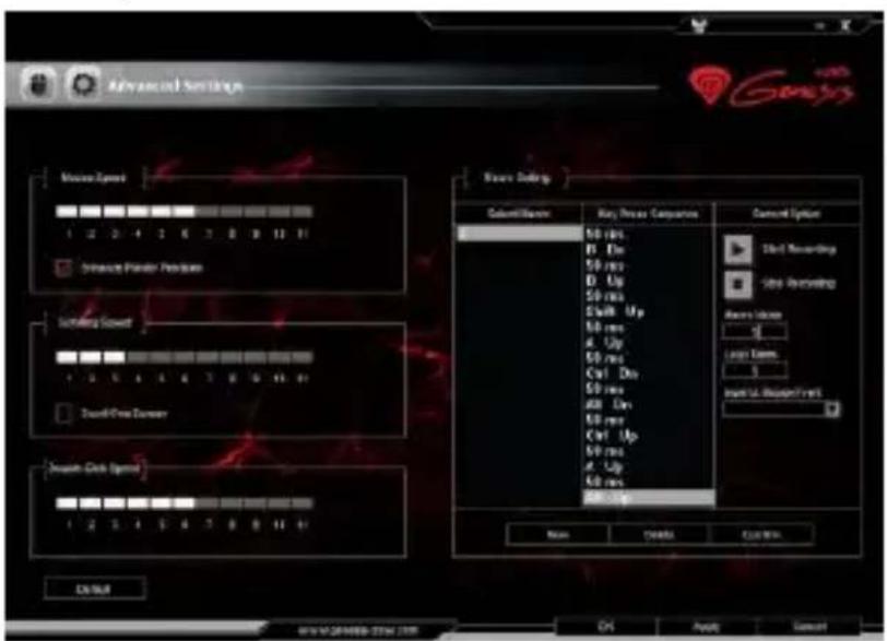 Natec GX44 - Report Rate - 2
