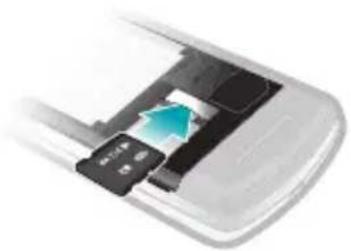 SONY ERICSSON W508 - To insert a memory card - 1