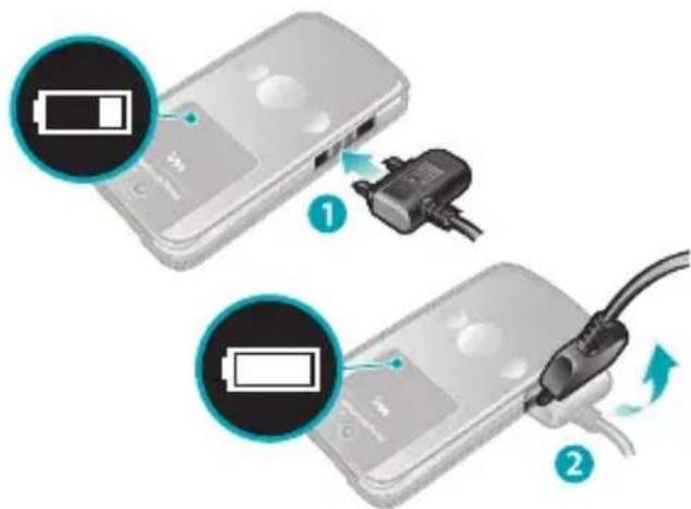Diagram showing two-step battery installation process: first with one battery icon, second with one plug and cable connection.
