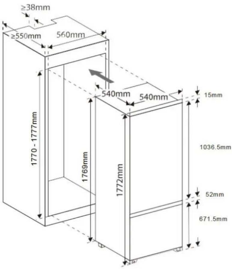 Kernau KBR17122 - Změna směru otvírání dveří - 12